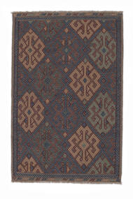  Kilim Golbarjasta Rug 98X150 Wool Black/Brown Small Carpetvista
