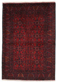  Kunduz Rug 101X147 Wool Black/Dark Red Small Carpetvista