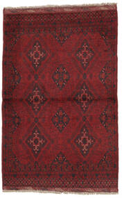 100X152 絨毯 Kunduz オリエンタル ダークレッド/ブラック (ウール, アフガニスタン) Carpetvista