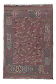 100X150 Tapete Oriental Kilim Golbarjasta Vermelho Escuro/Castanho (Lã, Afeganistão) Carpetvista