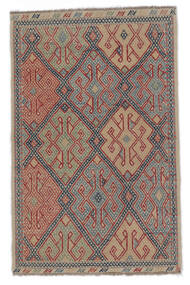 Kelim Golbarjasta Teppich 99X156 Braun/Dunkelrot Wolle, Afghanistan Carpetvista