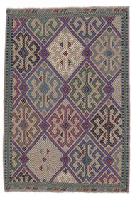 101X147 絨毯 オリエンタル キリム ゴルバリヤスタ 茶色/ブラック (ウール, アフガニスタン) Carpetvista