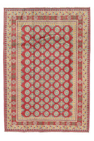 171X243 絨毯 オリエンタル アフガン Fine ダークレッド/茶色 (ウール, アフガニスタン) Carpetvista