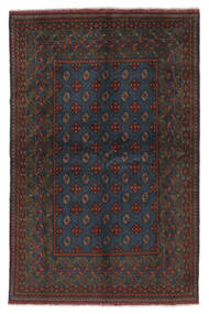 Afghan Fine Rug 160X238 Black/Brown Wool, Afghanistan Carpetvista