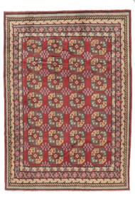  Afghan Fine Rug 200X283 Wool Dark Red/Brown Carpetvista