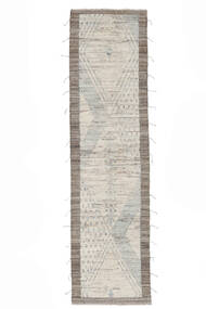 95X345 絨毯 Contemporary Design モダン 廊下 カーペット イエロー/オレンジ (ウール, アフガニスタン) Carpetvista