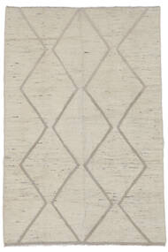  190X283 Berber Stil Teppich Hellgrau/Beige Afghanistan Carpetvista