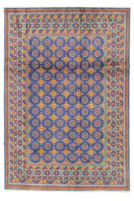 200X293 絨毯 アフガン Fine オリエンタル ダークブルー/グリーン (ウール, アフガニスタン) Carpetvista