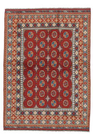  177X241 Afghan Fine Matot Matto Tummanpunainen/Ruskea Afganistan Carpetvista