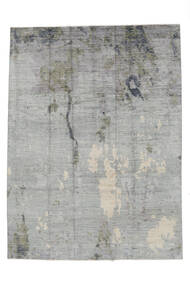 246X332 Contemporary Design Rug Modern Grey/Dark Grey (Wool, India) Carpetvista