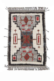  Moroccan Berber - Afghanistan 120X179 ウール 絨毯 オレンジ/ブラック 小 Carpetvista