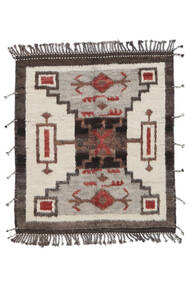 絨毯 Moroccan Berber - Afghanistan 180X208 茶色/ブラック (ウール, アフガニスタン)