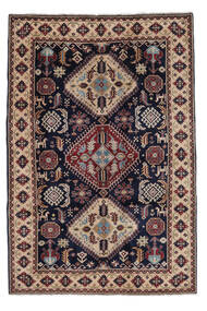 173X257 絨毯 オリエンタル Kunduz ブラック/茶色 (ウール, アフガニスタン) Carpetvista