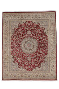  Tabriz Royal Matot 246X308 Ruskea/Tummanpunainen Suuri Matto Carpetvista