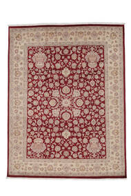  Oriental Tabriz Royal Rug 243X318 Brown/Dark Red Wool, India Carpetvista