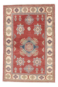 Kazak Fine Rug 101X152 Dark Red/Brown Wool, Afghanistan Carpetvista