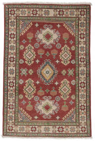  102X151 Kazak Fine Rug Dark Red/Brown Afghanistan Carpetvista