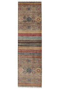  84X300 Shabargan Teppich Läufer Braun Afghanistan Carpetvista