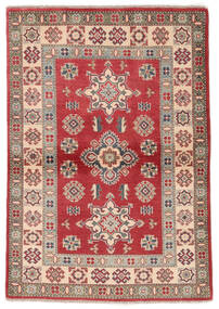  100X146 Kazak Fine Rug Brown/Dark Red Afghanistan Carpetvista