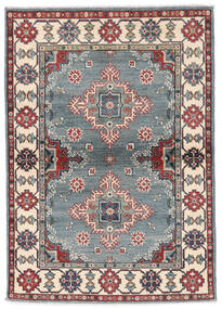 102X145 Tapete Kazak Fine Oriental Cinza Escuro/Vermelho Escuro (Lã, Afeganistão) Carpetvista