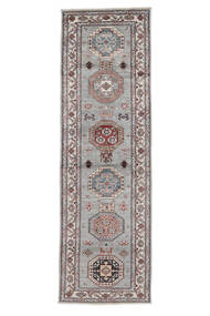 絨毯 オリエンタル カザック Ariana 79X262 廊下 カーペット グレー/茶色 (ウール, アフガニスタン)