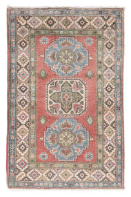 絨毯 オリエンタル カザック Fine 85X127 茶色/グレー (ウール, アフガニスタン)