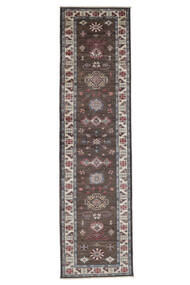 絨毯 オリエンタル カザック Ariana 81X303 廊下 カーペット 茶色/ブラック (ウール, アフガニスタン)