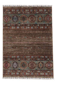  Shabargan Rug 127X188 Wool Brown/Black Small Carpetvista