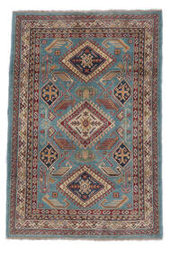  120X177 Medallion Small Kazak Fine Rug Wool, Carpetvista