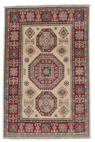  Kazak Fine Rug 121X186 Wool Dark Red/Brown Small Carpetvista