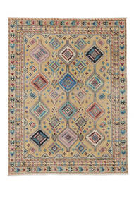146X188 Kazak Fine Rug Oriental Brown/Orange (Wool, Afghanistan) Carpetvista
