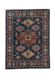  Kazak Fine Rug 155X207 Wool Black/Dark Grey Small Carpetvista