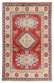 Tapete Oriental Kazak Fine 75X121 Vermelho Escuro/Castanho (Lã, Afeganistão)