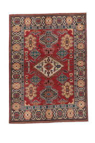  Oriental Kazak Fine Rug 147X204 Dark Red/Black Wool, Afghanistan Carpetvista