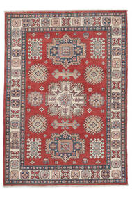 Tapete Kazak Fine 122X172 Vermelho Escuro/Castanho (Lã, Afeganistão)