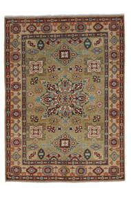  Kazak Fine Rug 145X201 Wool Brown/Black Small Carpetvista
