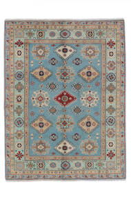 Kazak Fine Teppich 152X202 Braun/Dunkeltürkis Wolle, Afghanistan Carpetvista