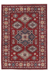  Kazak Fine Rug 143X204 Wool Dark Red/Black Small Carpetvista