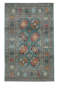  Kazak Fine Rug 117X186 Wool Dark Teal/Brown Small Carpetvista