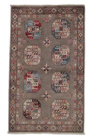  Kazak Fine Rug 93X156 Wool Brown/Dark Red Small Carpetvista
