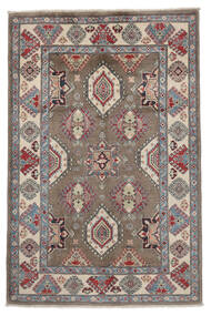 Kazak Fine Rug 118X178 Brown/Dark Red Wool, Afghanistan Carpetvista