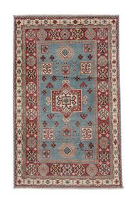 121X192 Kazak Fine Rug Oriental Dark Red/Dark Grey (Wool, Afghanistan) Carpetvista