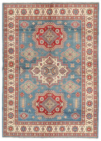 Kazak Fine Rug 172X242 Dark Red/Brown Wool, Afghanistan Carpetvista