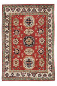  Oriental Kazak Fine Rug 125X180 Dark Red/Brown Wool, Afghanistan Carpetvista