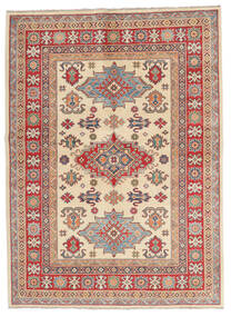 Kazak Fine Teppich 151X208 Braun/Beige Wolle, Afghanistan Carpetvista