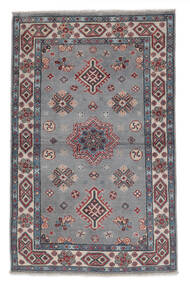  Orientalisk Kazak Fine Matta 95X150 Mörkgrå/Svart Ull, Afghanistan Carpetvista