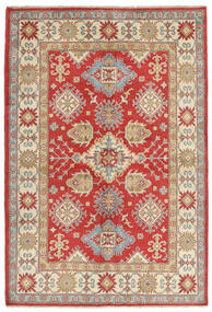 Kazak Fine Rug 149X218 Dark Red/Green Wool, Afghanistan Carpetvista