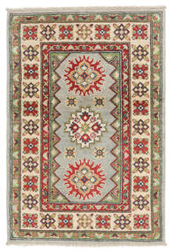  Oriental Kazak Fine Rug 80X118 Brown/Yellow Wool, Afghanistan Carpetvista