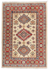 Kazak Fine Teppich 85X118 Dunkelrot/Orange Wolle, Afghanistan Carpetvista
