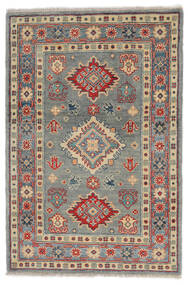 81X121 Kazak Fine Rug Oriental Orange/Dark Grey (Wool, Afghanistan) Carpetvista